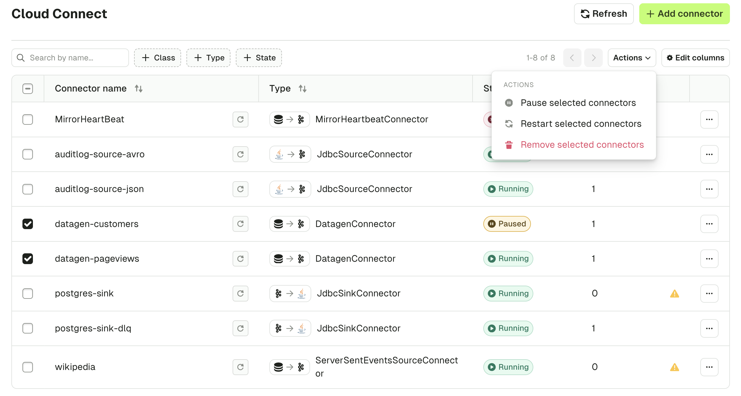 Bulk Connectors select